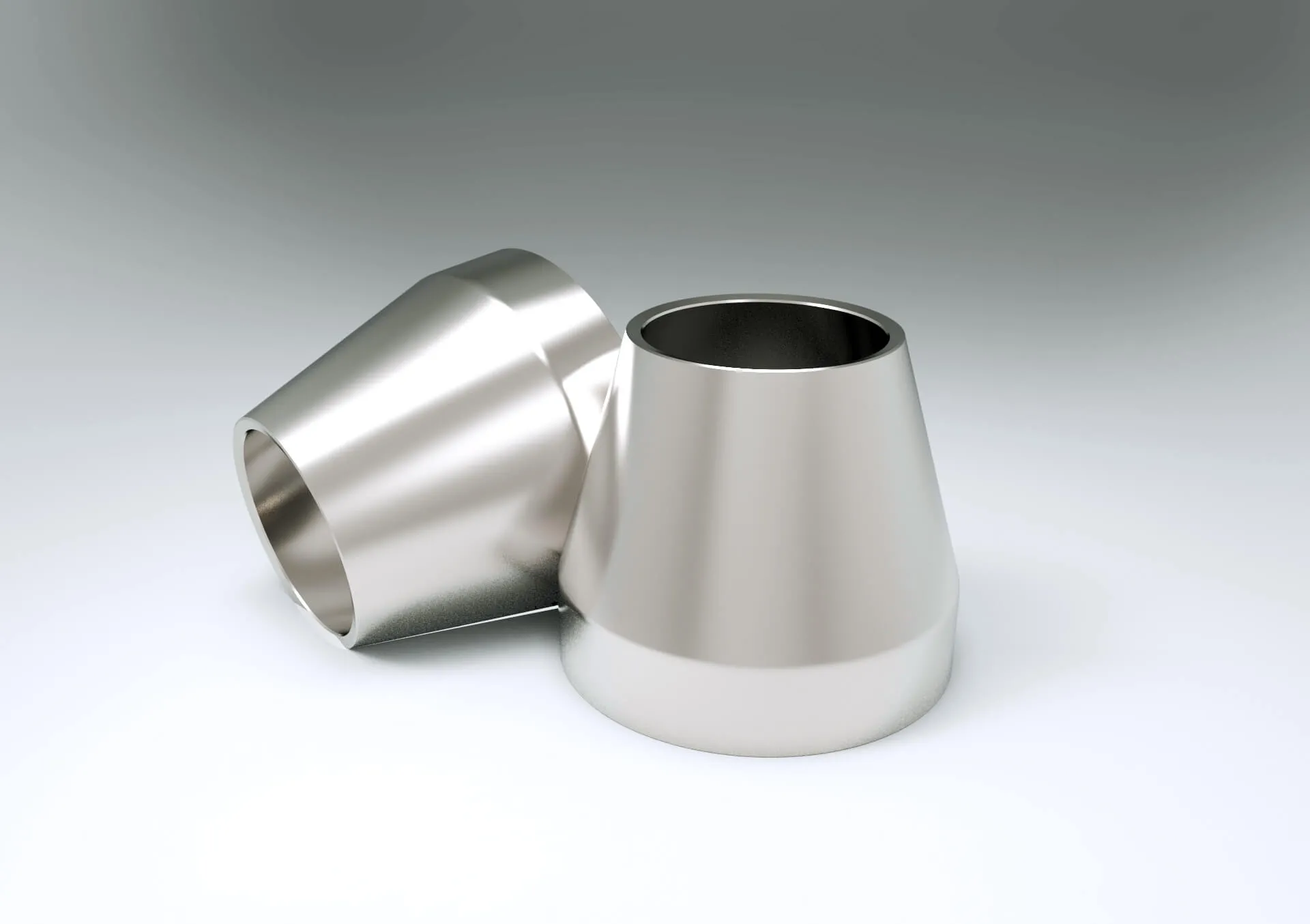 Переход стальной Ст20 ОСТ 34-10-753-97 эксцентрический  260 мм